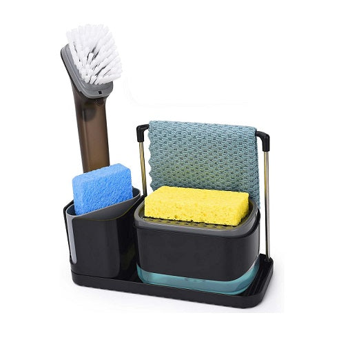 Distributeur de savon de cuisine noir Vendos85 - Mathon