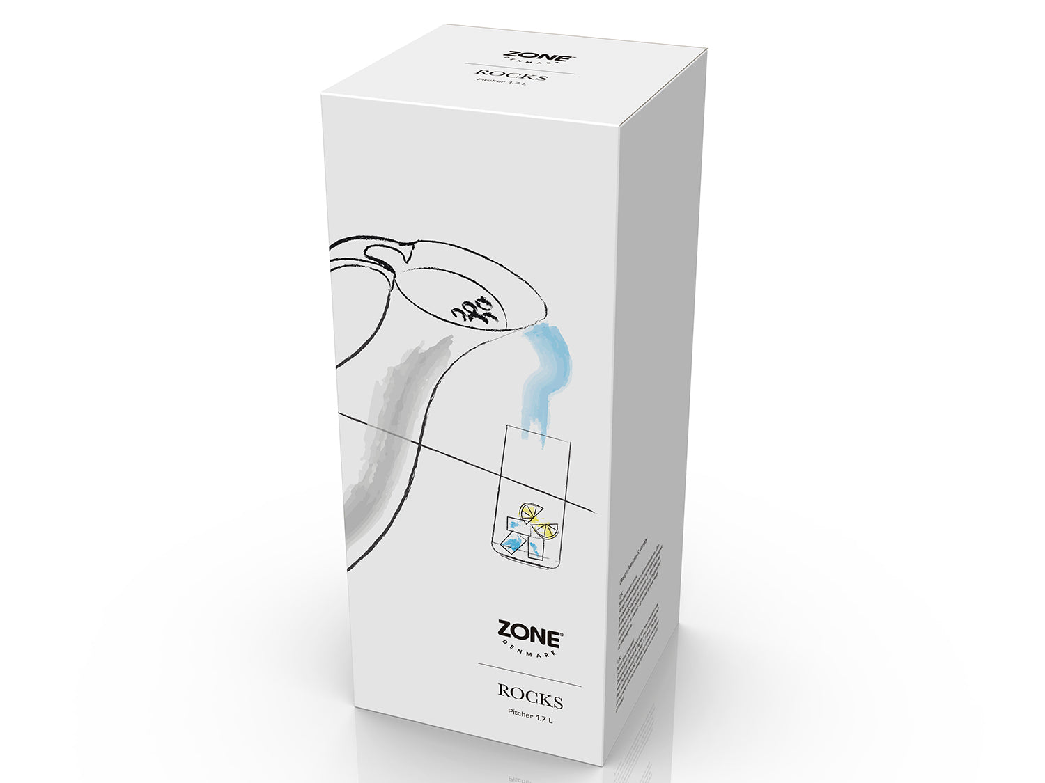 Pichet ROCKS en acier inoxydable Noir Zone Denmark - Mathon - 2