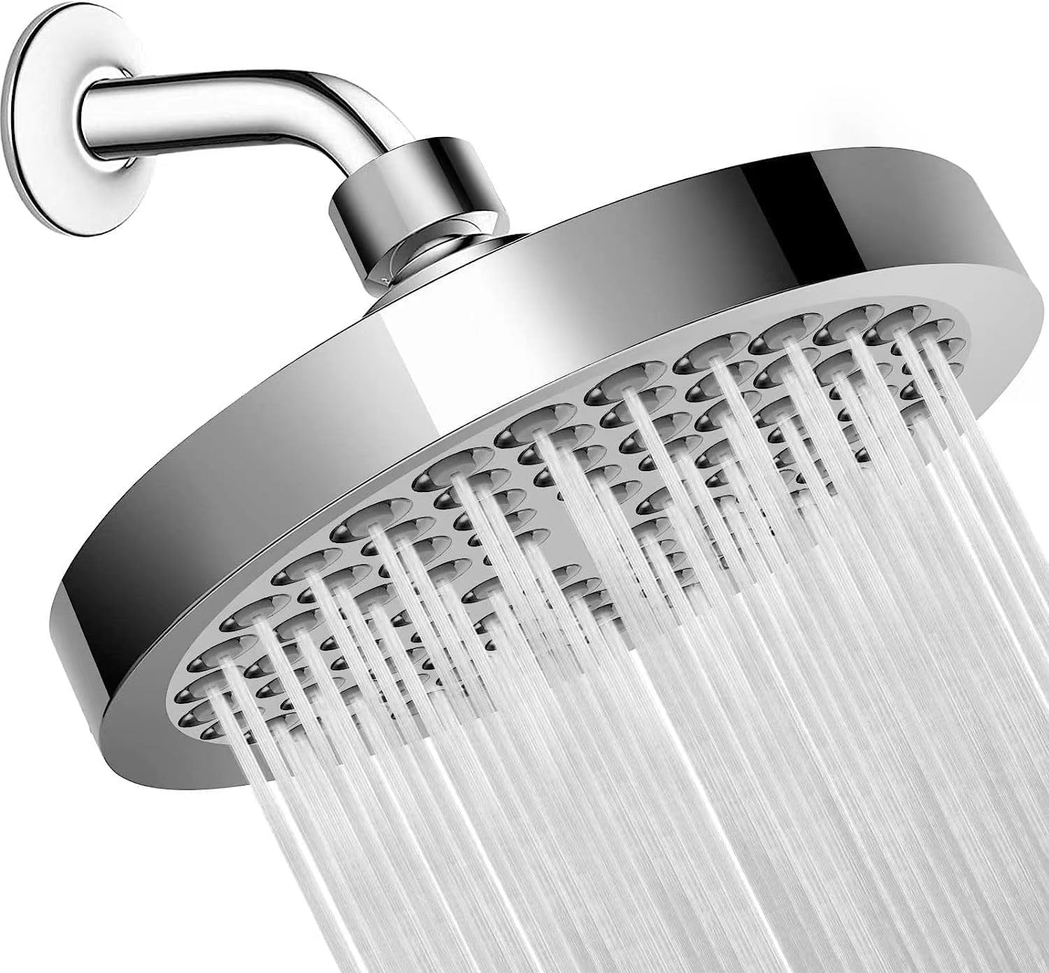 Pommeau de douche extérieur 15 cm avec bras mural Vendos85 - Mathon