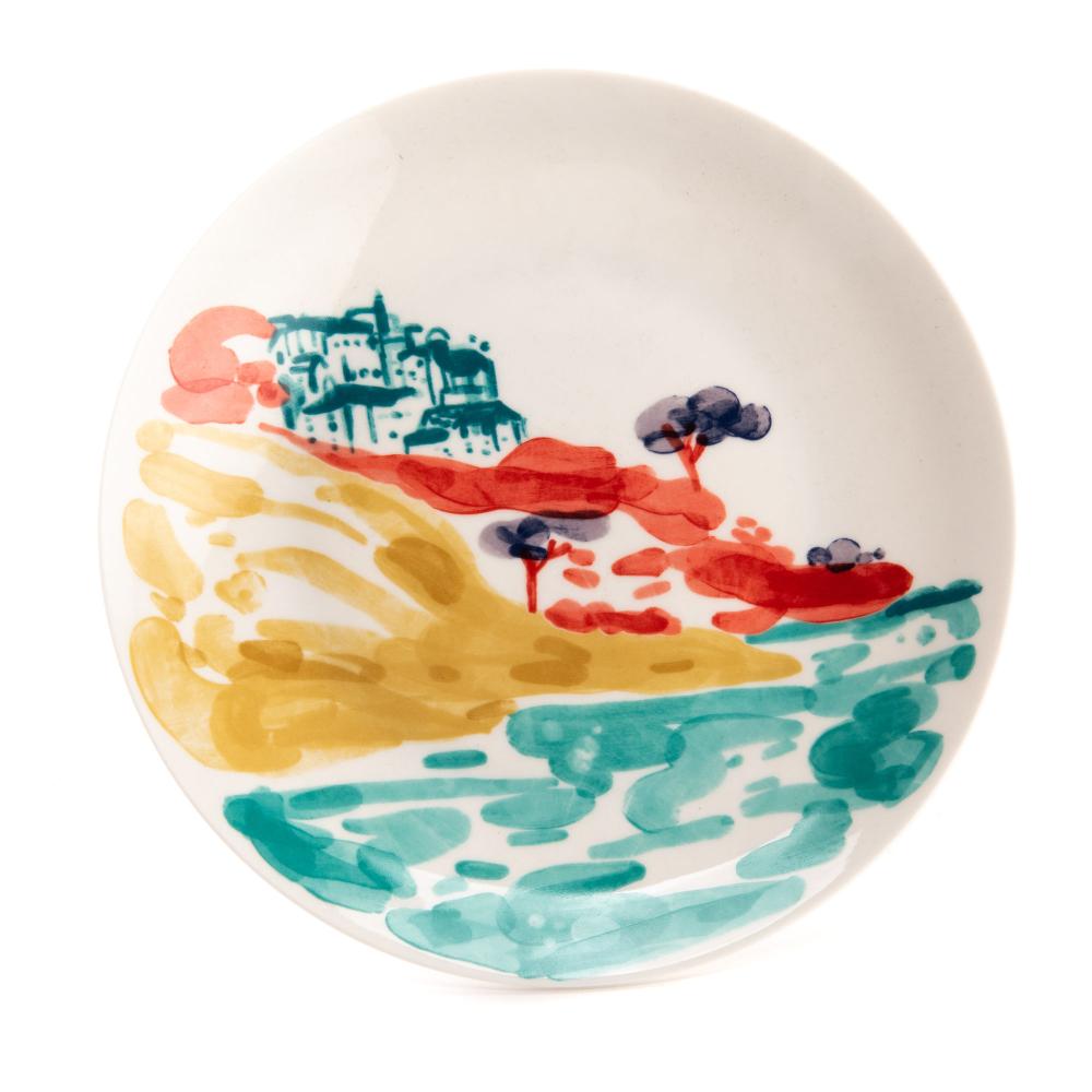 Coffret 4 assiettes à dessert Mia Amadeus - Mathon - 1