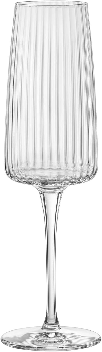 Lot de 4 Flûtes à Champagne, EXCLUSIVA, 25,5 cl Bormioli Rocco - Mathon - 1