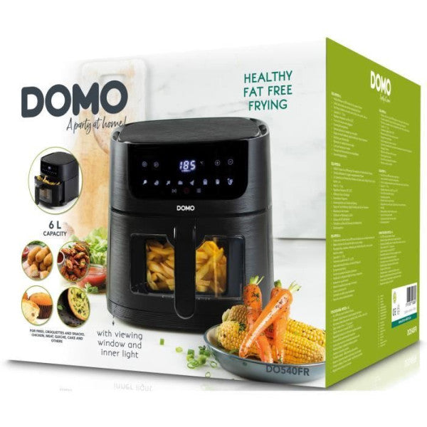 Friteuse Electrique  A Air Chaud - Domo - Do540fr - 6l - Ecran Digital Domo - Mathon - 4