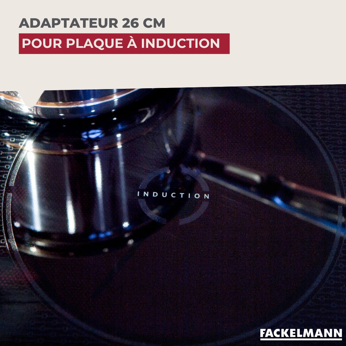 Adaptateur plaque à induction 26 cm Fackelmann - Mathon - 2