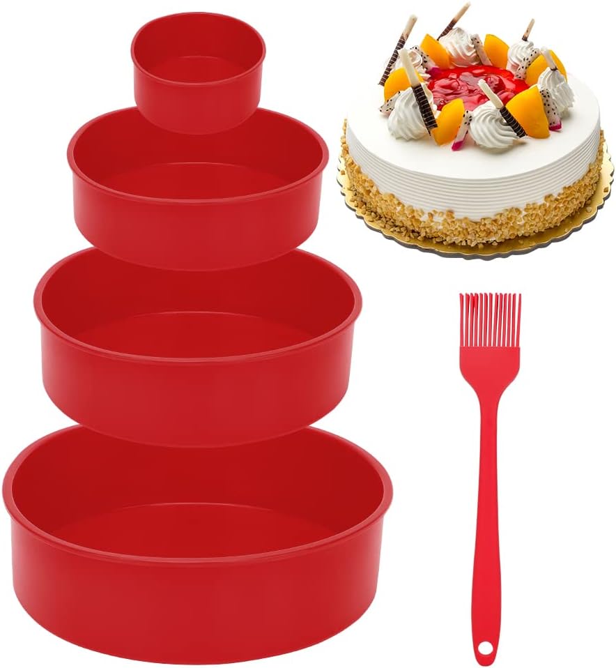 Moule à Gâteau Rond en Silicone Antiadhésif Vendos85 - Mathon