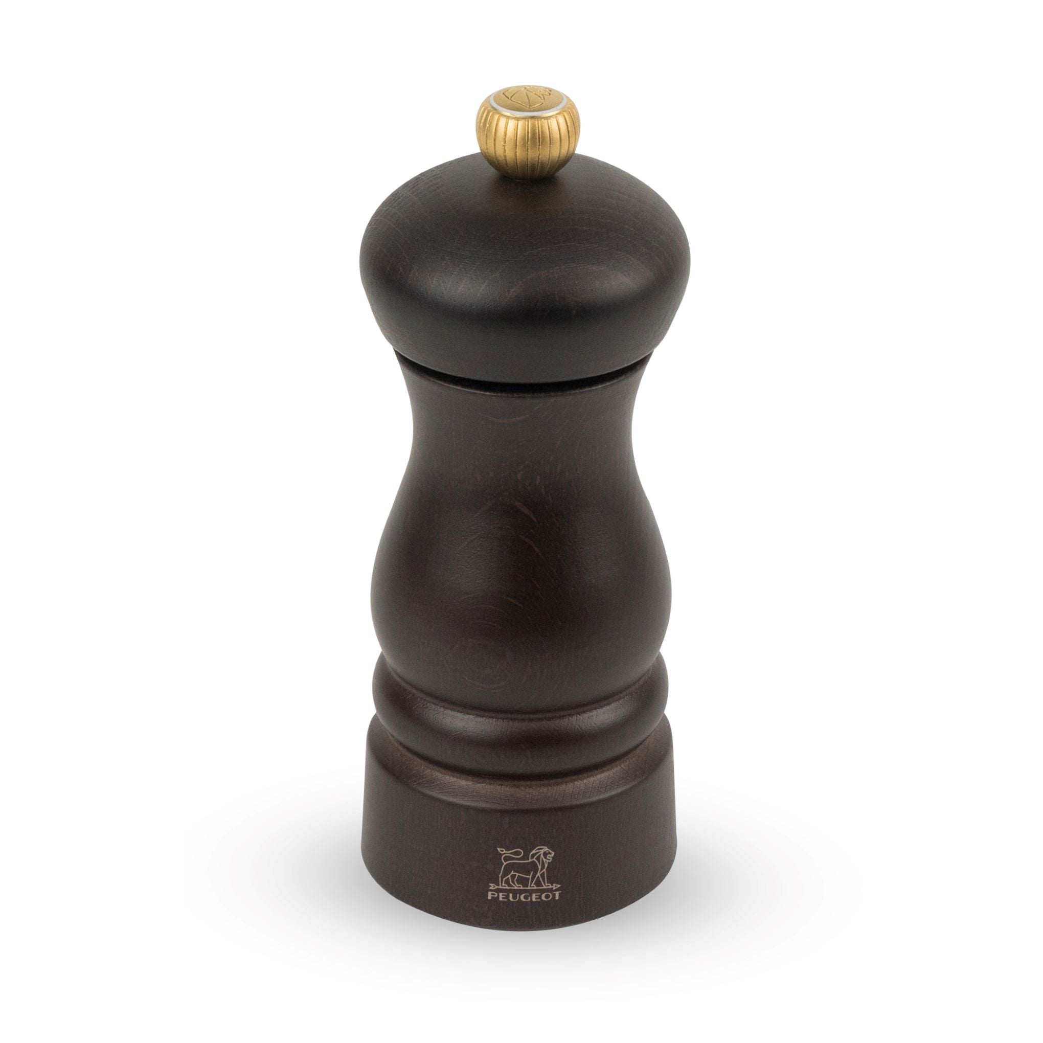 Clermont Moulin à sel en bois couleur chocolat 13cm Peugeot - Mathon - 2