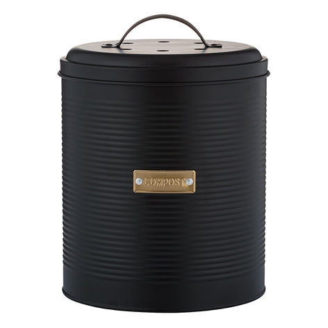 Seau à compost 2,5 L noir Typhoon - Mathon - 1