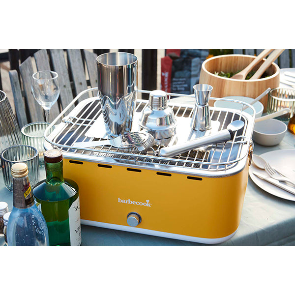 Set cocktail avec shaker Cobbler, mesureur, pilon à cocktail, cuillère et passoire Point Virgule - Mathon - 3