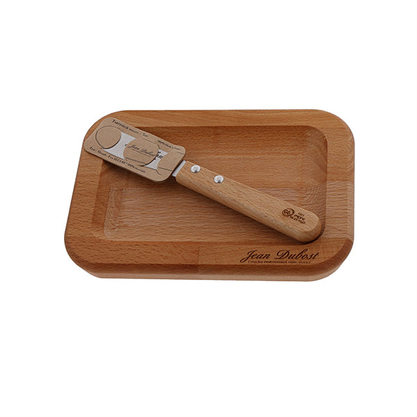 Beurrier et tartineur Tradition en bois de hêtre  Jean Dubost - Mathon