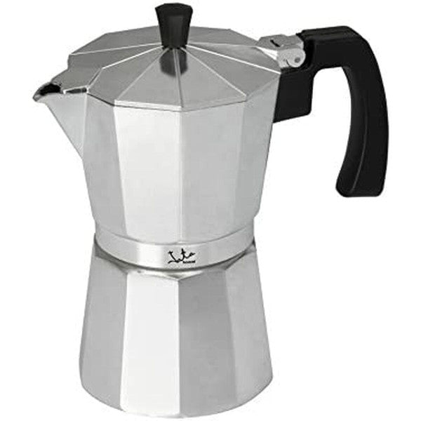 Cafetière Italienne Jata Cca6     * Argenté 6 Tasses Aluminium Jata - Mathon - 1