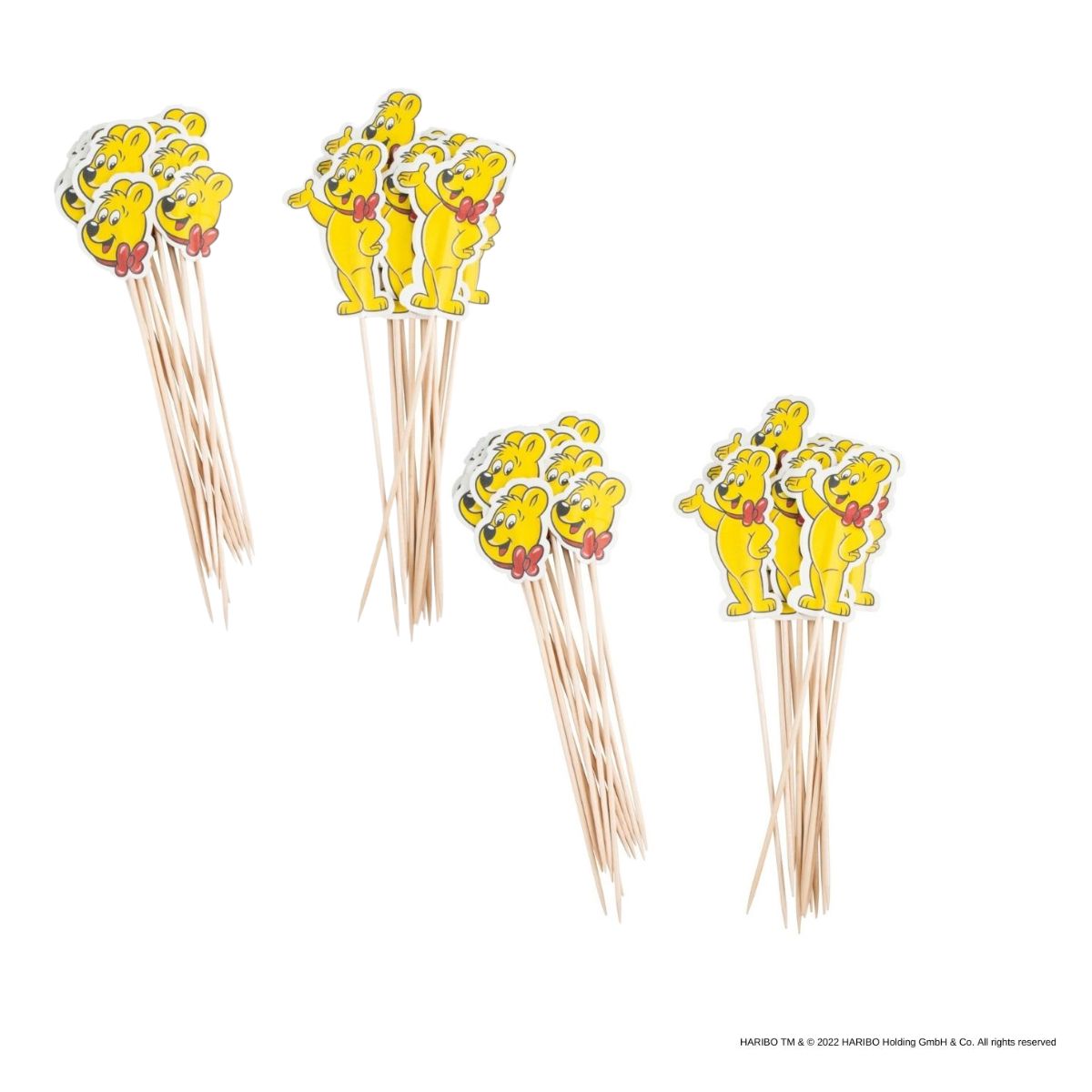 Lot de 48 piques décorés Zenker Haribo Zenker - Mathon - 1