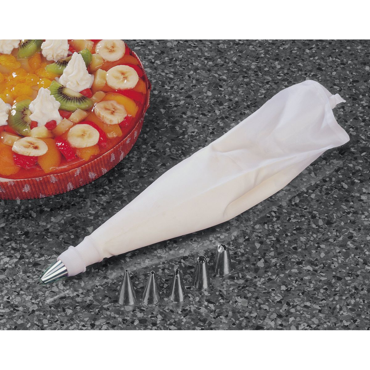 Ensemble de 2 Poches à douille et 6 embouts en inox 33 cm Zenker Smart Pastry Zenker - Mathon - 5