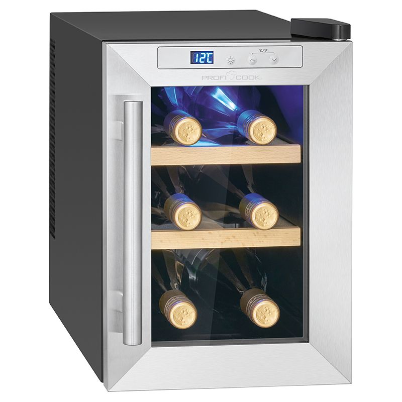 Cave à vin avec porte vitrée et écran LED 17L Proficook PC-WK1231 Proficook - Mathon - 2