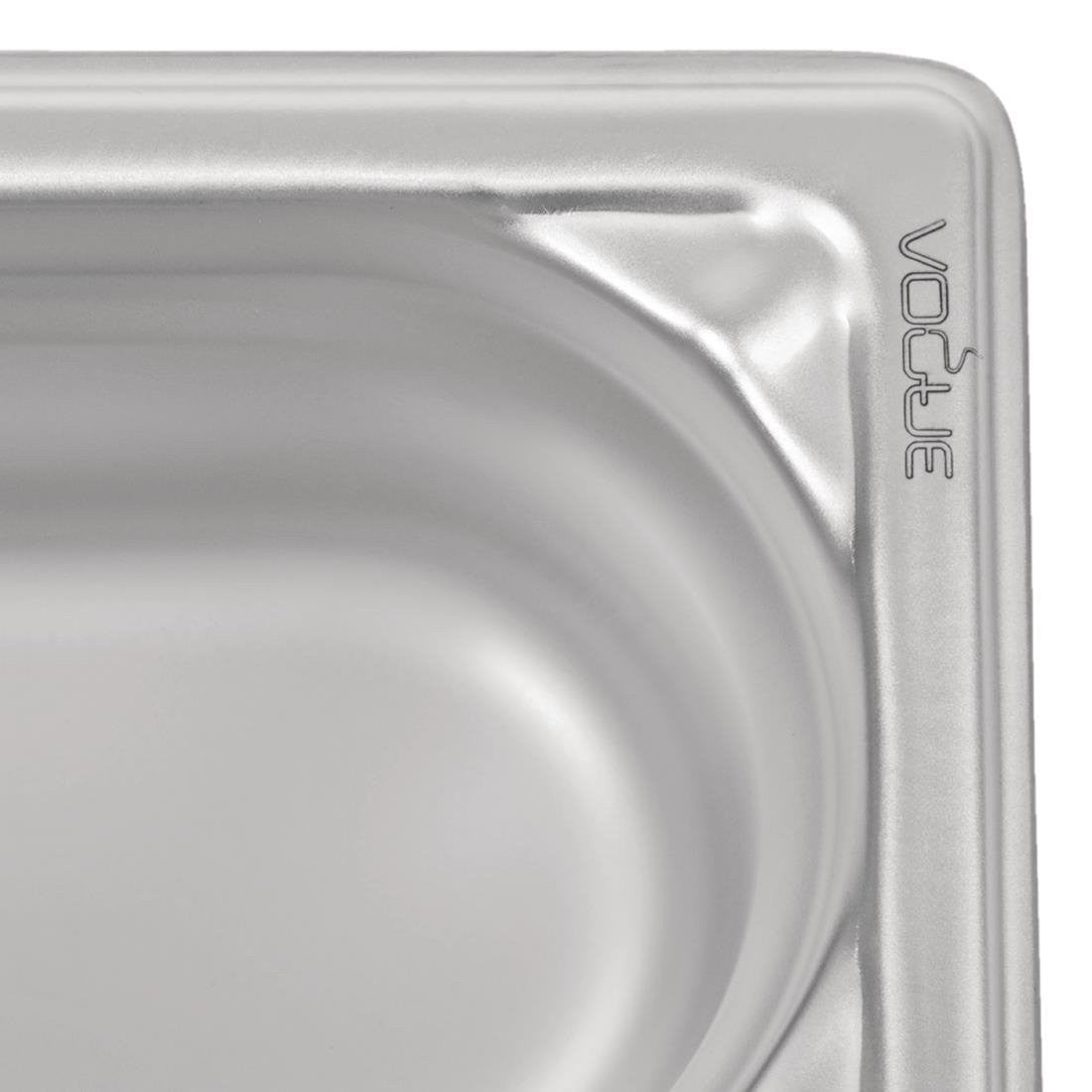 Bac Gastro Inox 18/10 GN 1/9 - H 100 mm - Vogue - Mathon - 3