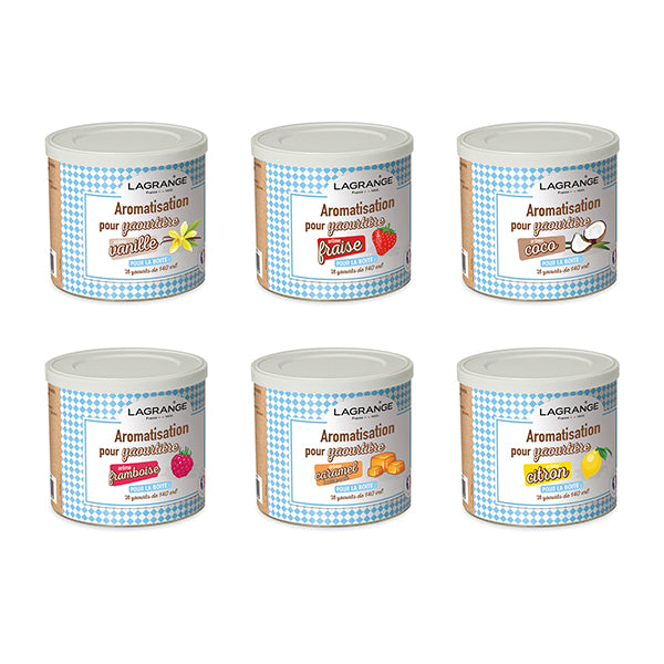 Lot de 6 Arômes pour Yaourt Lagrange - Mathon