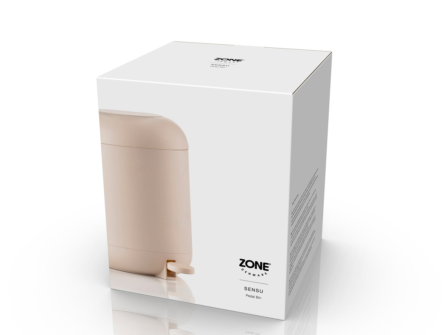 Poubelle à pédale Sensu en ABS Sable Zone Denmark - Mathon - 2