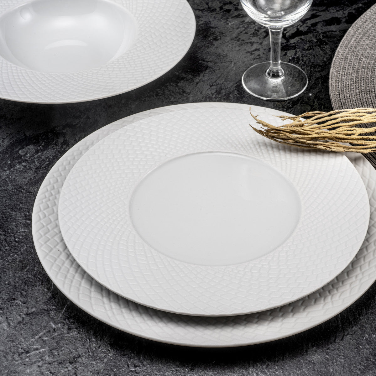 Sherane - Assiette plate 27 cm (lot de 6) Médard de Noblat - Mathon - 4