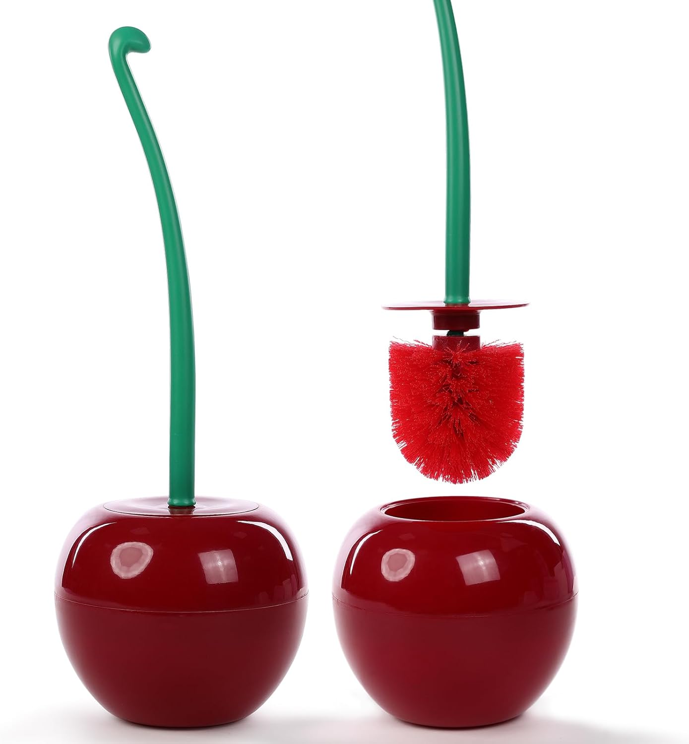 Brosse WC Cerise avec Poignée Longue – ABS Portable Vendos85 - Mathon