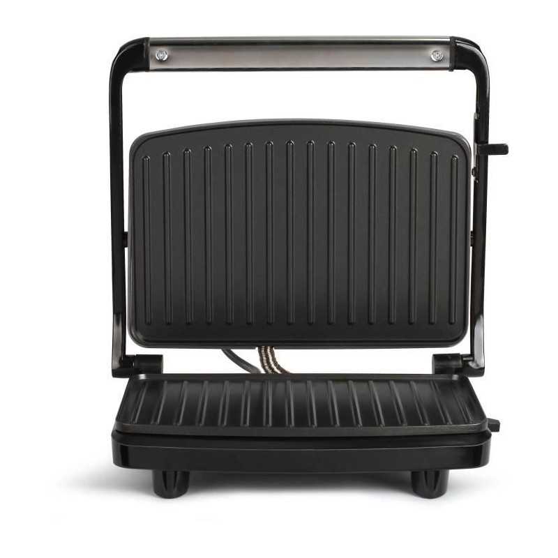 Livoo Doc232g - Grill Compact - 23x15cm - Revetement Anti-adhésif - Témoin Lumineux De Chauffe - Charniere Ajustable Livoo - Mathon - 1