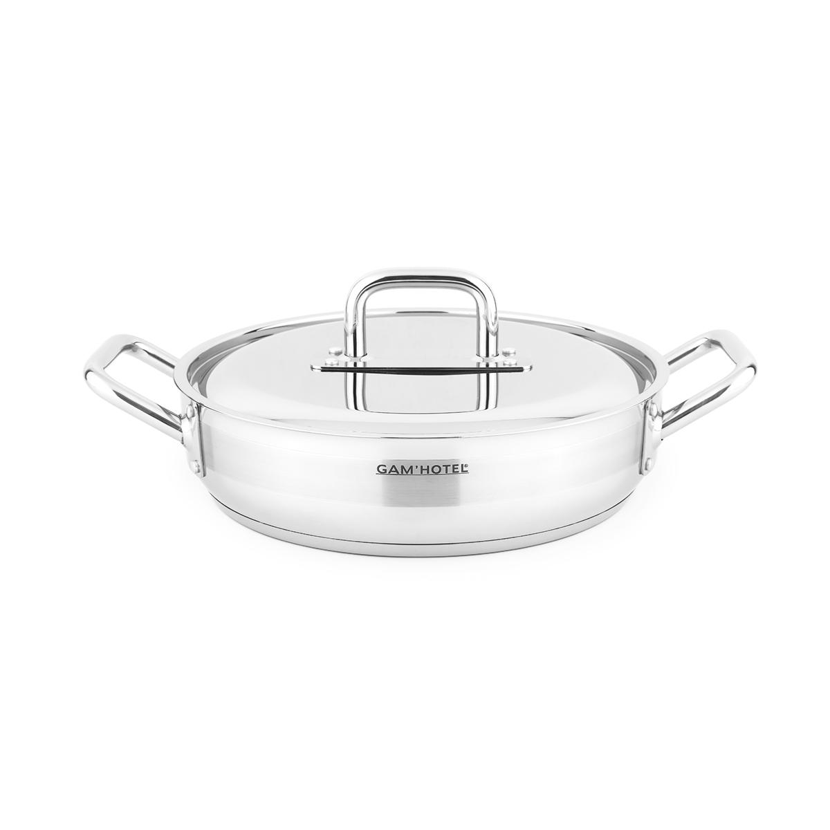 Sautoir inox - 32cm induction Gam Hotel - Mathon - 1