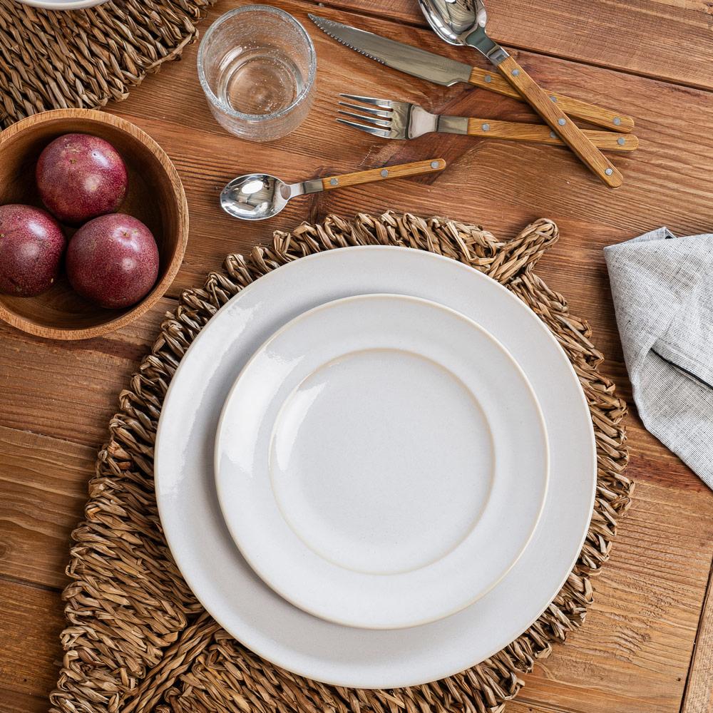 Assiette à dessert 22 cm Rondo (lot de 6) Table passion - Mathon - 3