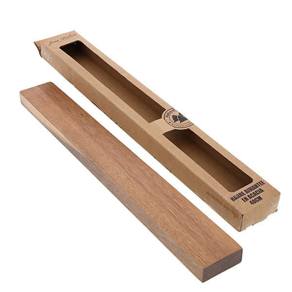 Barre aimantée en bois d