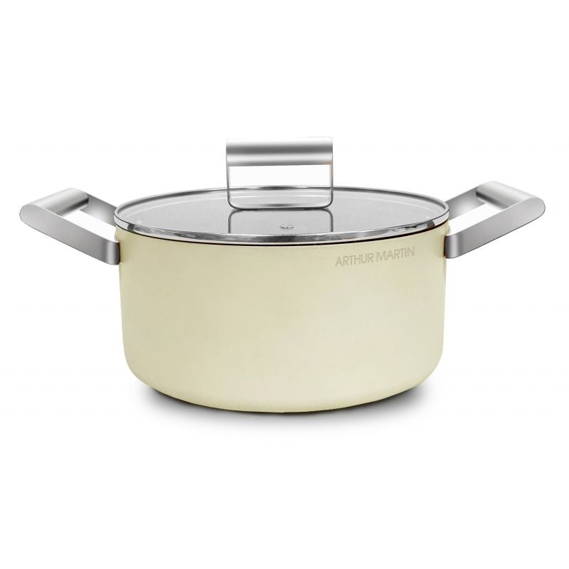 Marmite en aluminium forgé 20 cm  Crème Arthur Martin AM0063 Arthur Martin - Mathon - 1