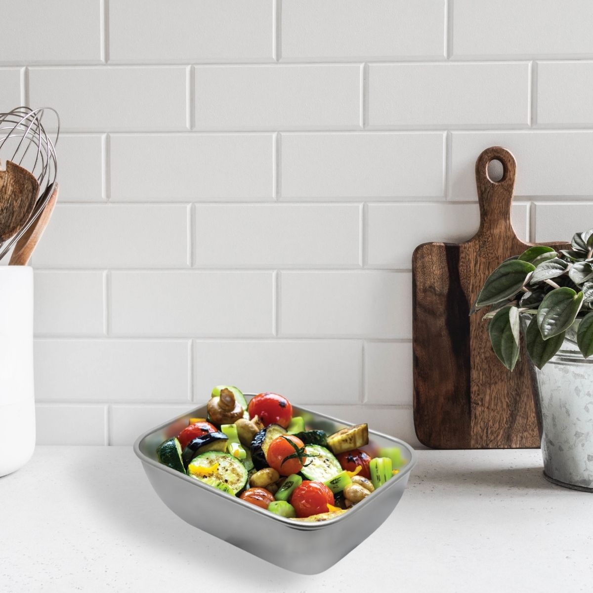 Boîte à repas isotherme en inox qui passe au microonde 600 ml  Move Fackelmann - Mathon - 2