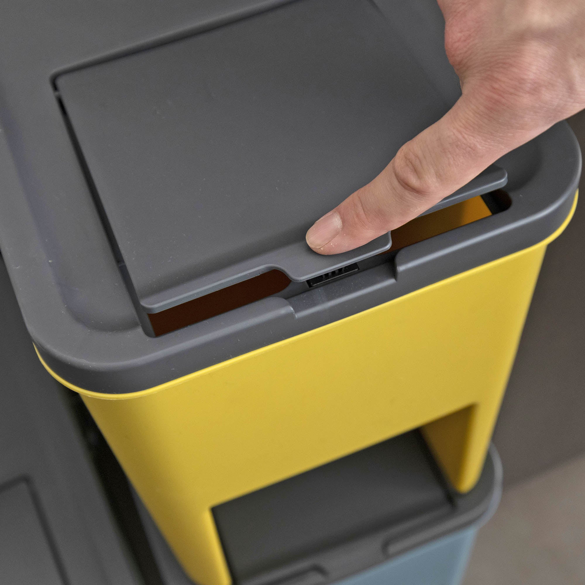 Lot de 3 Poubelles Empilables bergen H31.5 cm Kitchen Move - Mathon - 5