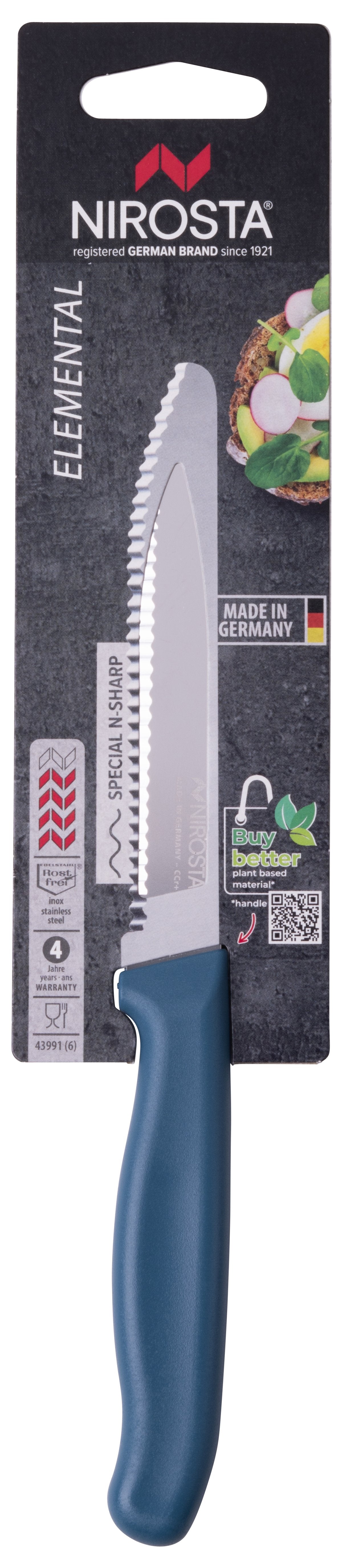 Couteau petit-déjeuner 22,5 cm  Elemental Nirosta - Mathon - 8