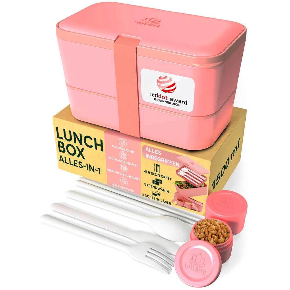 Bento Encastrable 1,5 l rose corail Umami - Mathon - 3