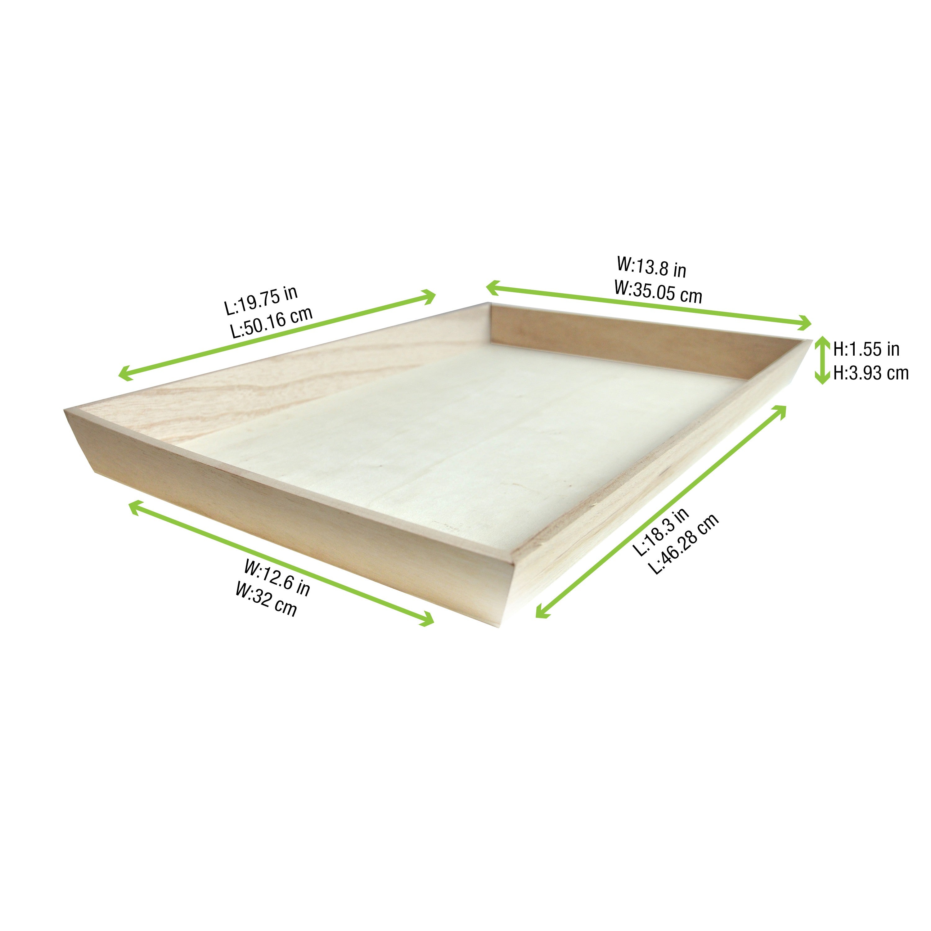 10Pcs - Plateau repas bois NOA 450x300x40mm FirstPack - Mathon - 2