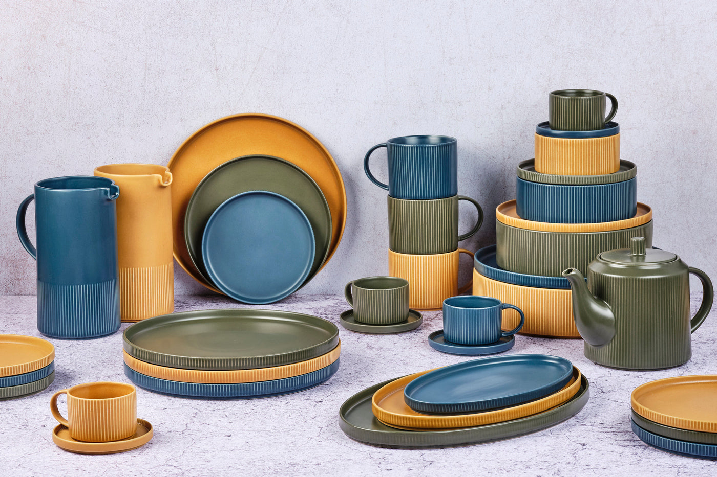 Saladier SCANDI Ø21,5cm et Ø27,5cm - 2 pièces - Olive Björn - Mathon - 4