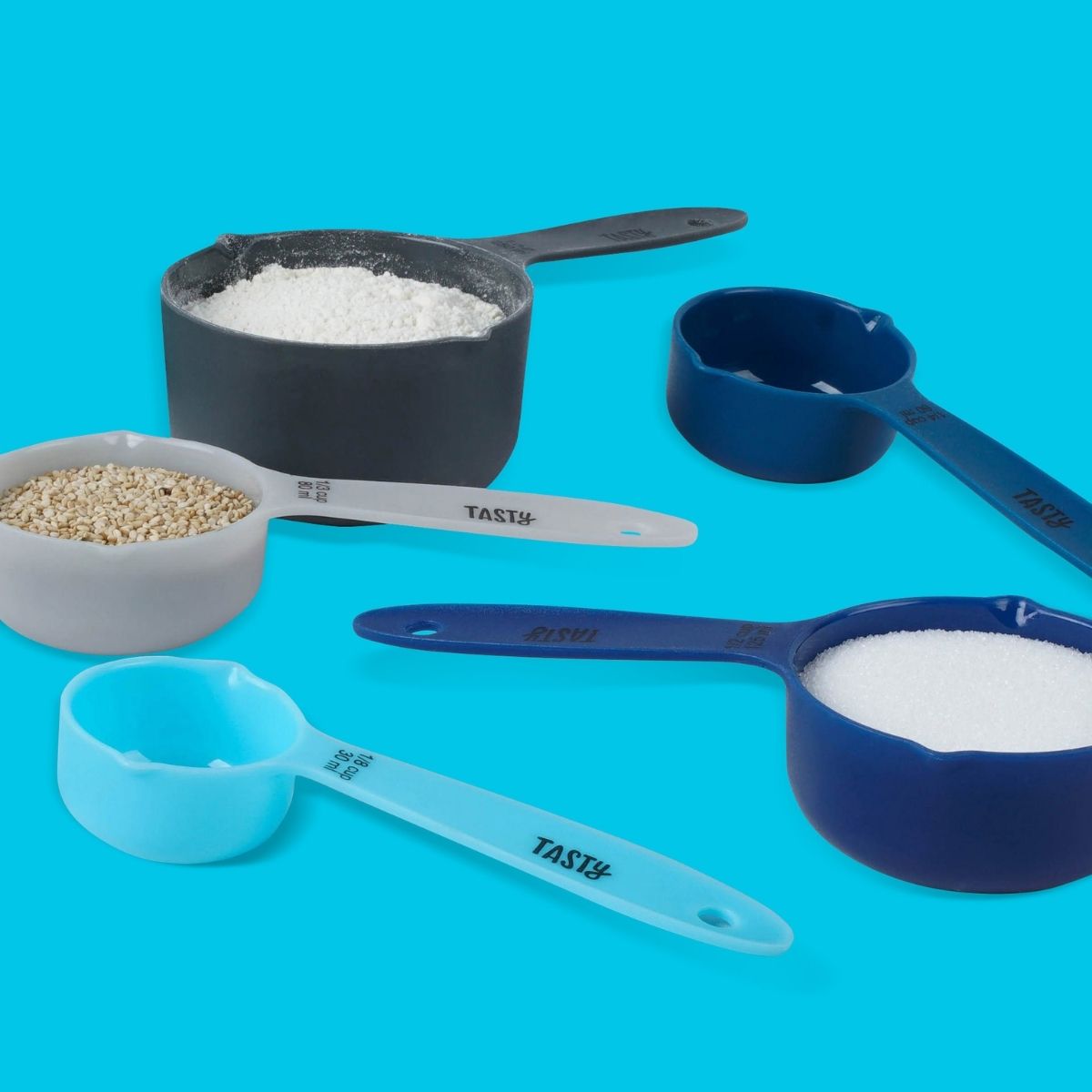 Lot de 10 tasses et cuillères doseuses Tasty Core Tasty - Mathon - 2