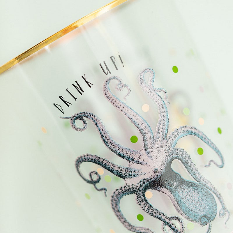 Lot de 6 Verres cocktail 55 cl - Pieuvre Yvonne Ellen - Mathon - 2