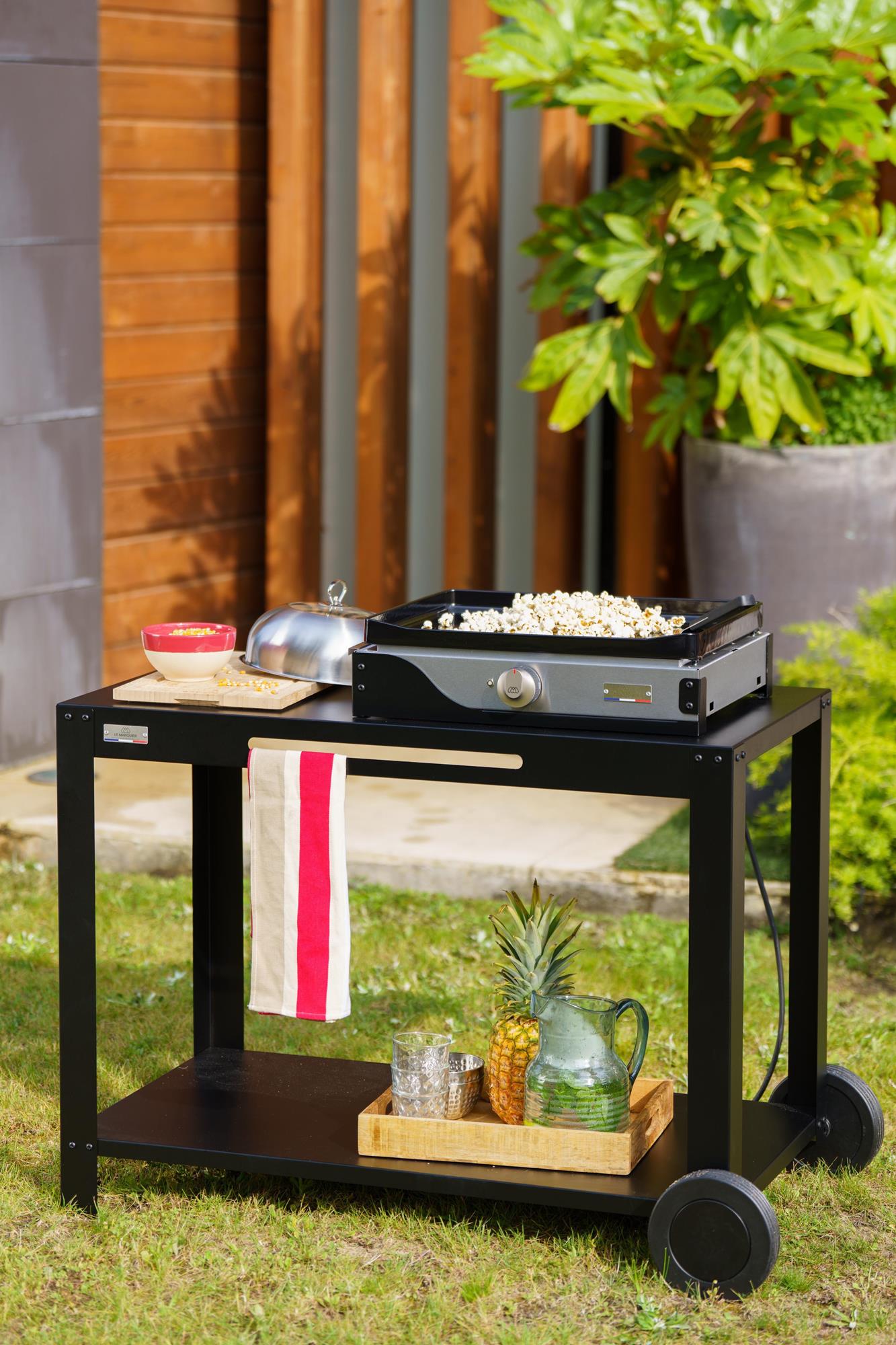 TABLE DESSERTE 110 XL NOIRE Le Marquier - Mathon - 2