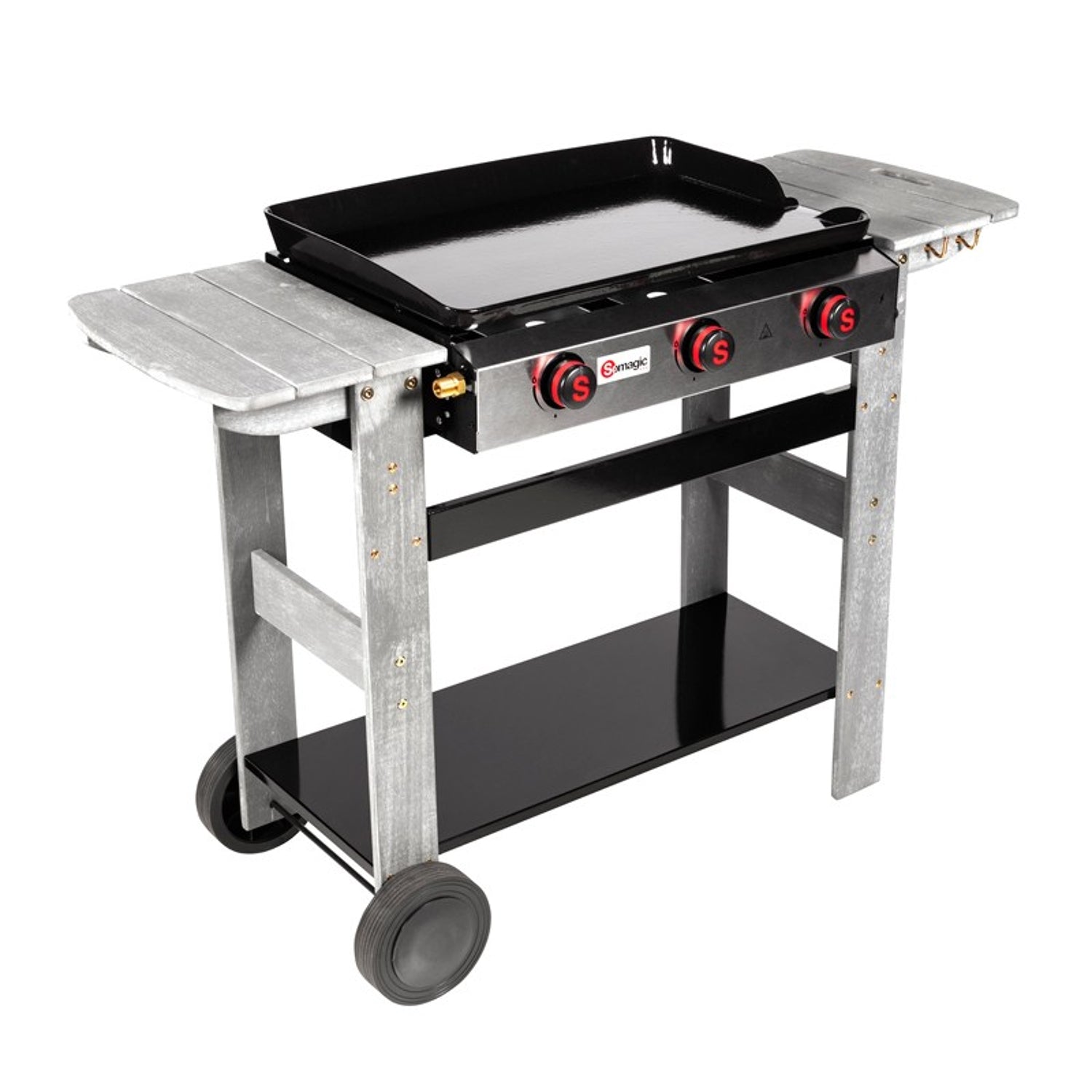 SAN SEBASTIAN plancha à gaz 3 brûleurs 8kW Somagic - Mathon - 4