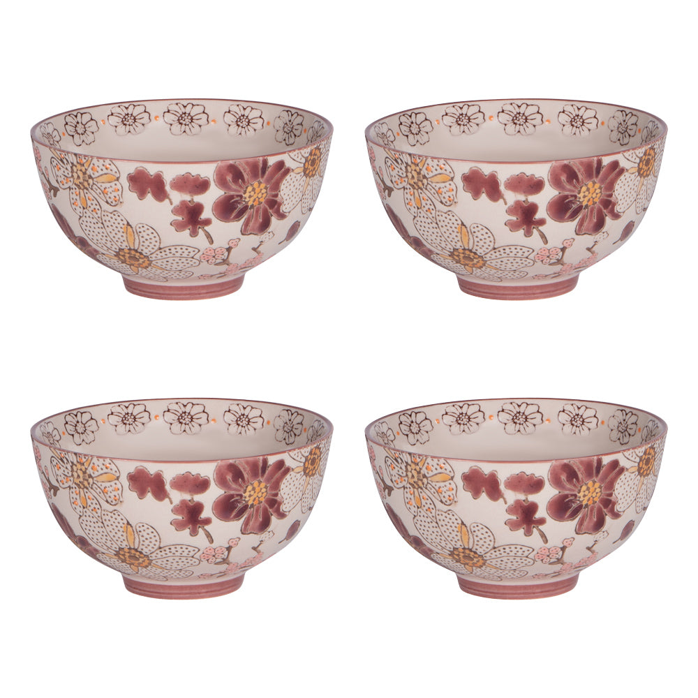 Coffret de 4 coupelles Kiyo 11 cm Table passion - Mathon - 1