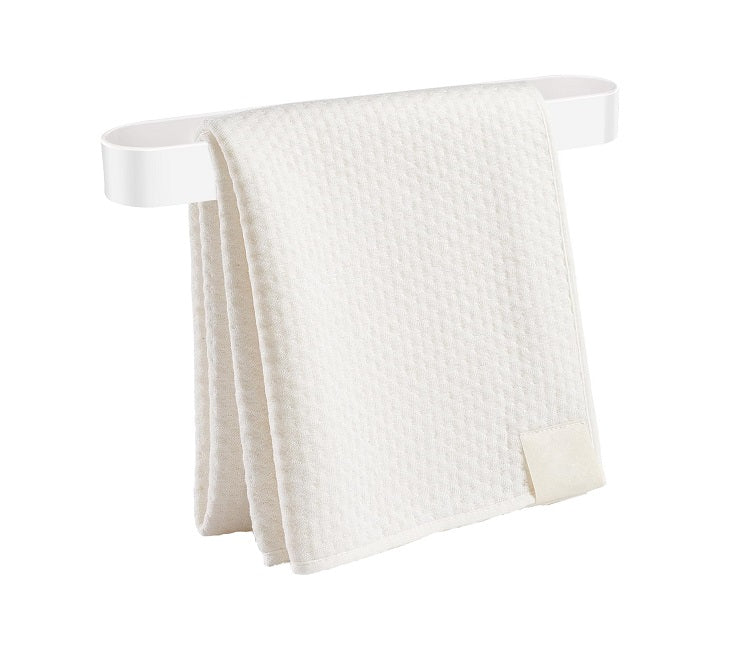 Porte-Serviettes de 30 cm Auto-Adhésif et à Vis pour Salle de Bain Cuisine blanc Vendos85 - Mathon