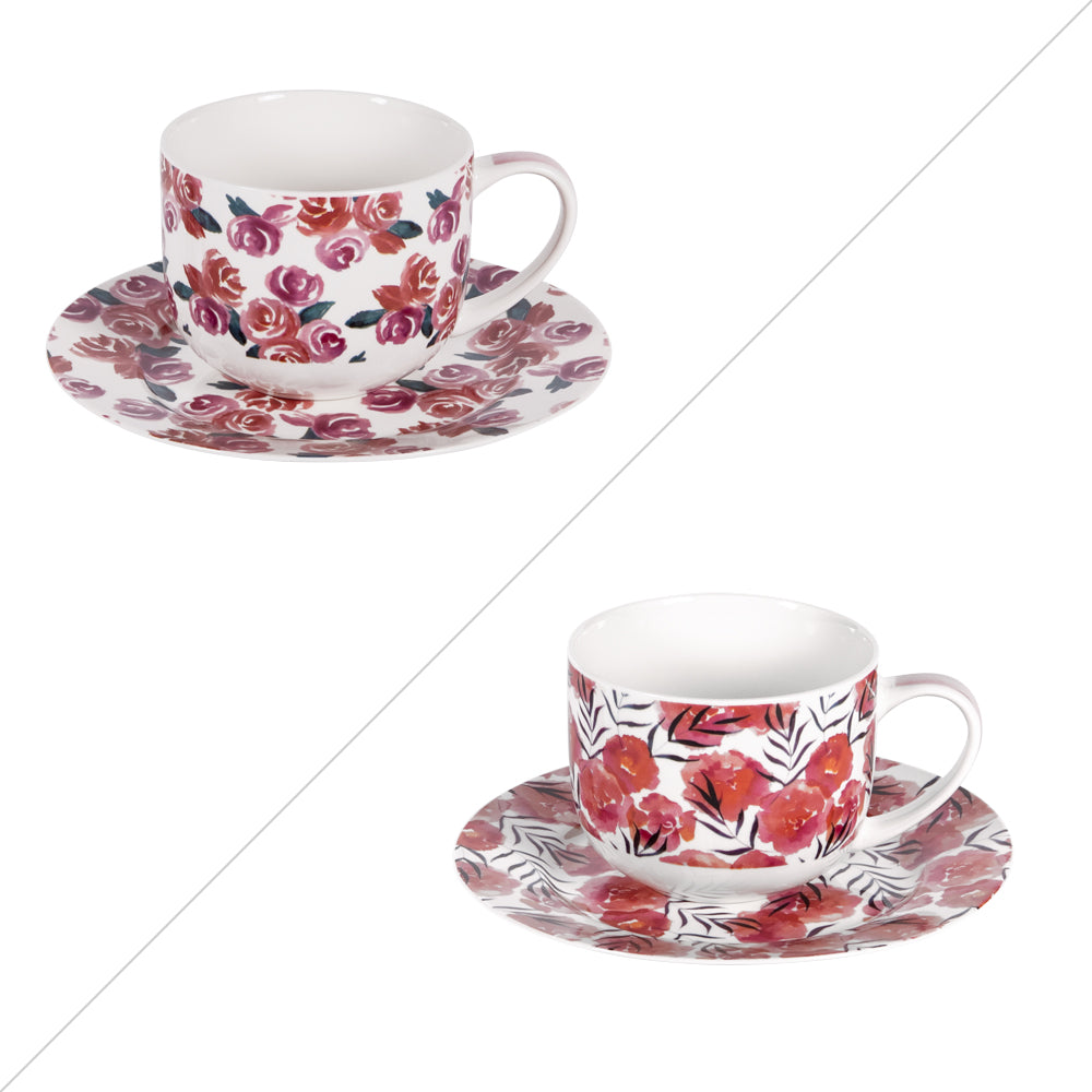 Coffret déjeuner Rosalia 47 cl (lot de 2) Table passion - Mathon - 1