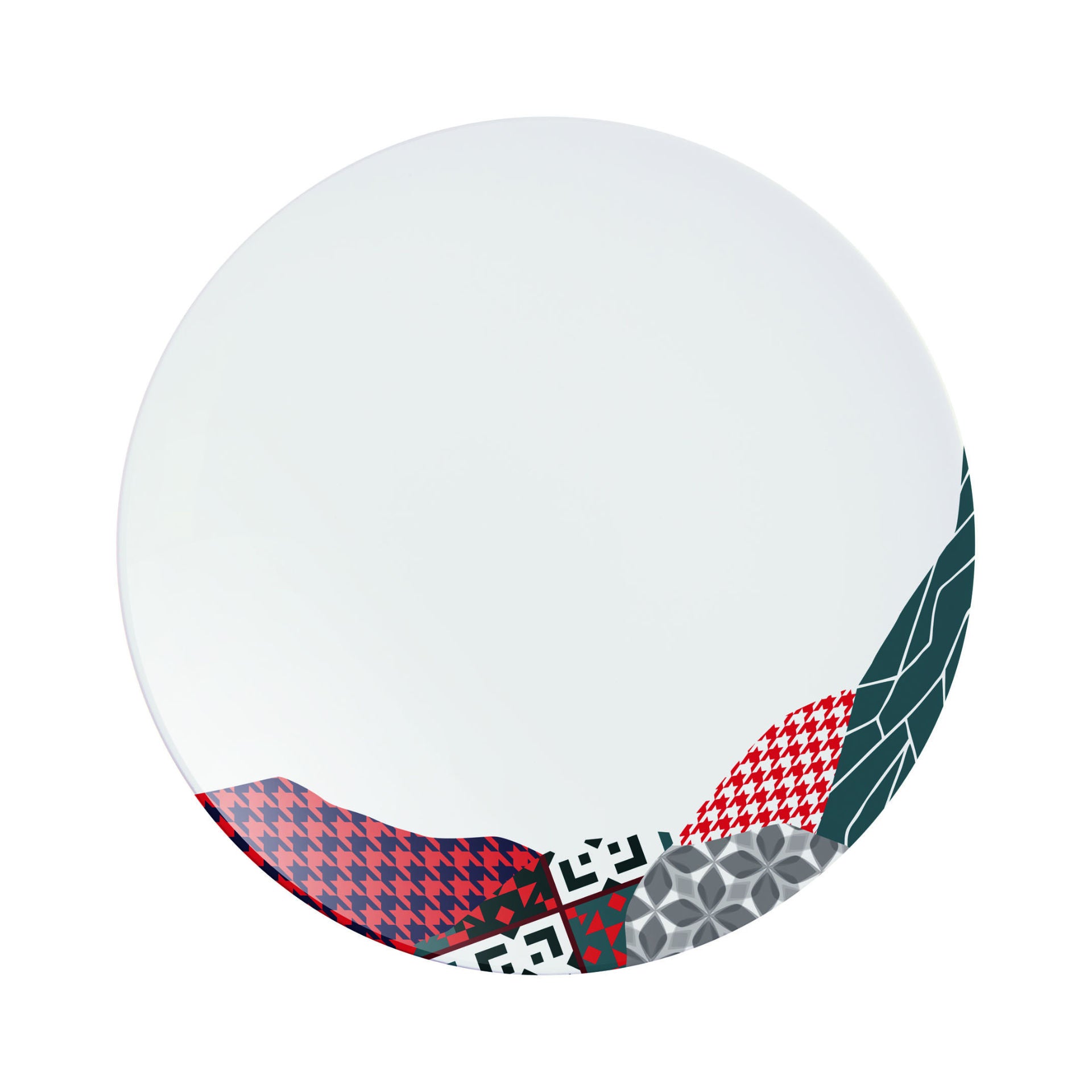 6 assiettes plate 25,5cm Fragment Carmin Chef & Sommelier - Mathon - 1