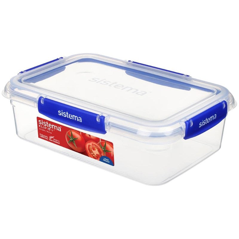 Boîte Alimentaire Rectangulaire  Klip IT Plus 2,2 Litres - Sistema - Mathon