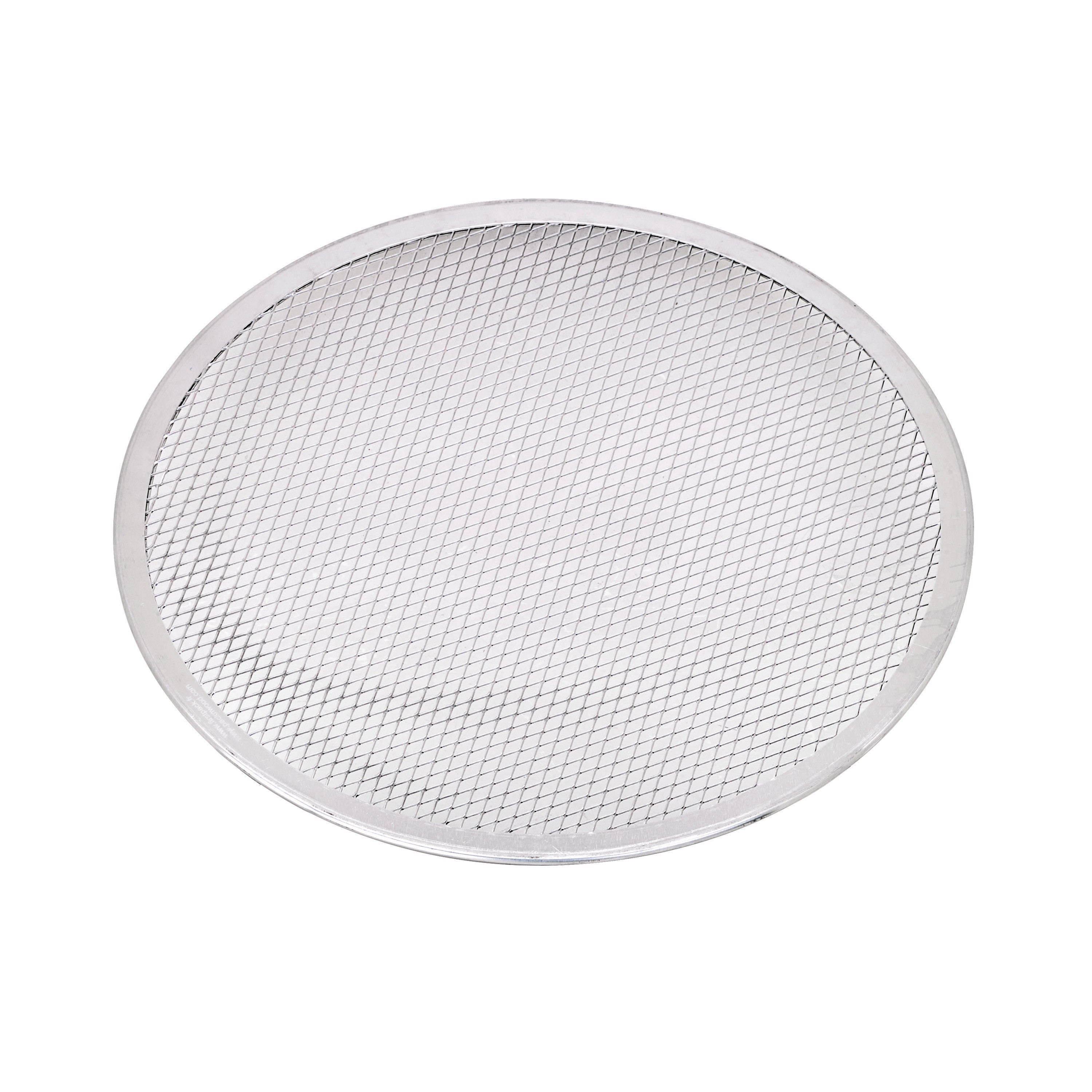 12Pcs - Grille à pizza ronde aluminium à fond ajouré  H4mm FirstPack - Mathon