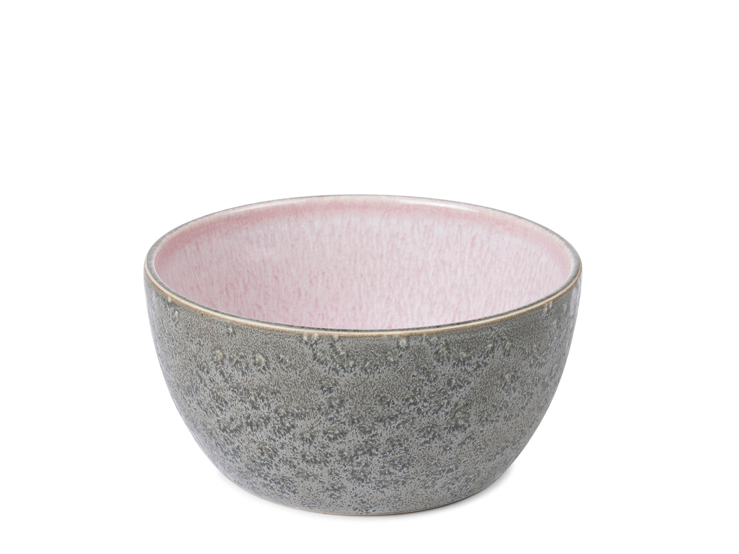 Bol GASTRO 14cm en grès émaillé Gris/Rose clair Bitz - Mathon