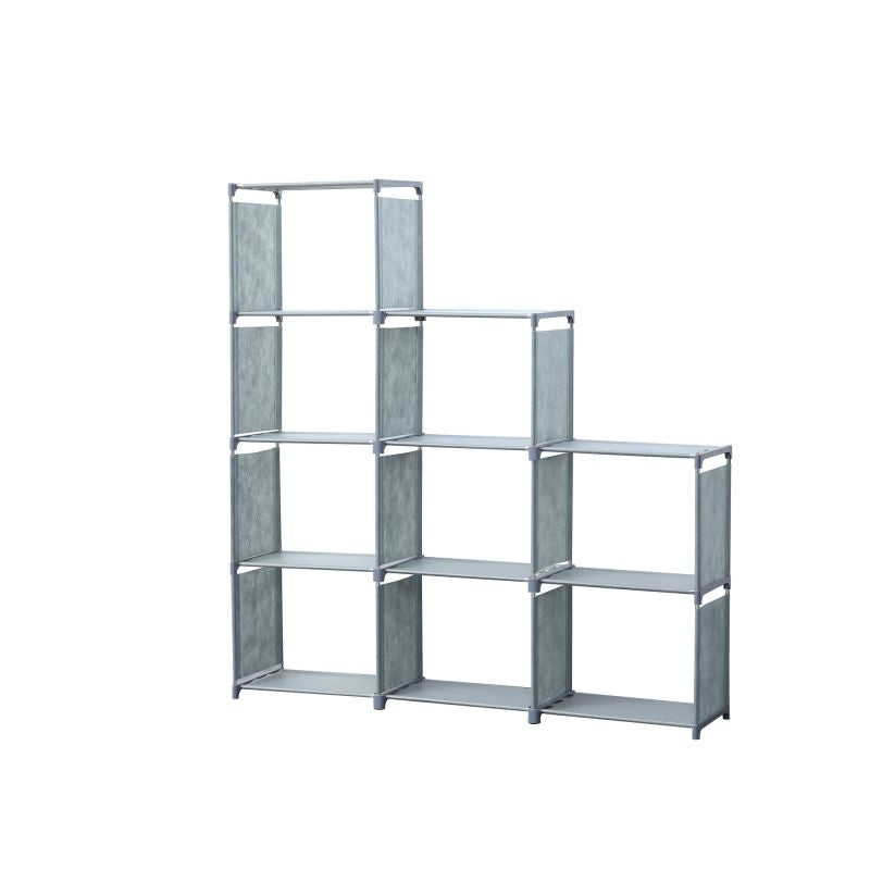 Etagère de rangement à 9 niveaux Gris Herzberg HG03350-GRY Herzberg - Mathon - 1