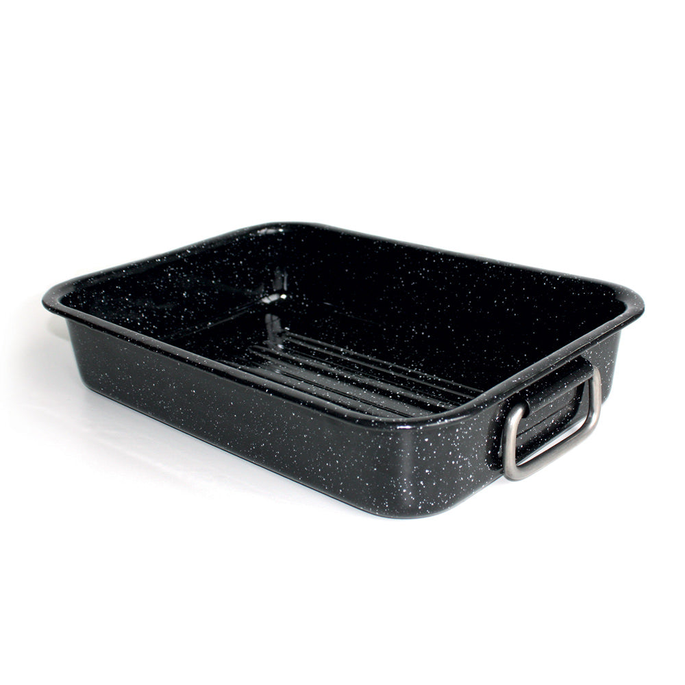 Plat à four Kitchen Roc 32x22 cm en acier émaillé Beka - Mathon