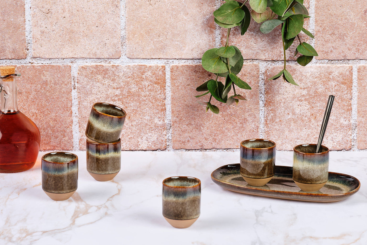 Tasse GENESIS 8cl - 6 pièces - Basalte Björn - Mathon - 2