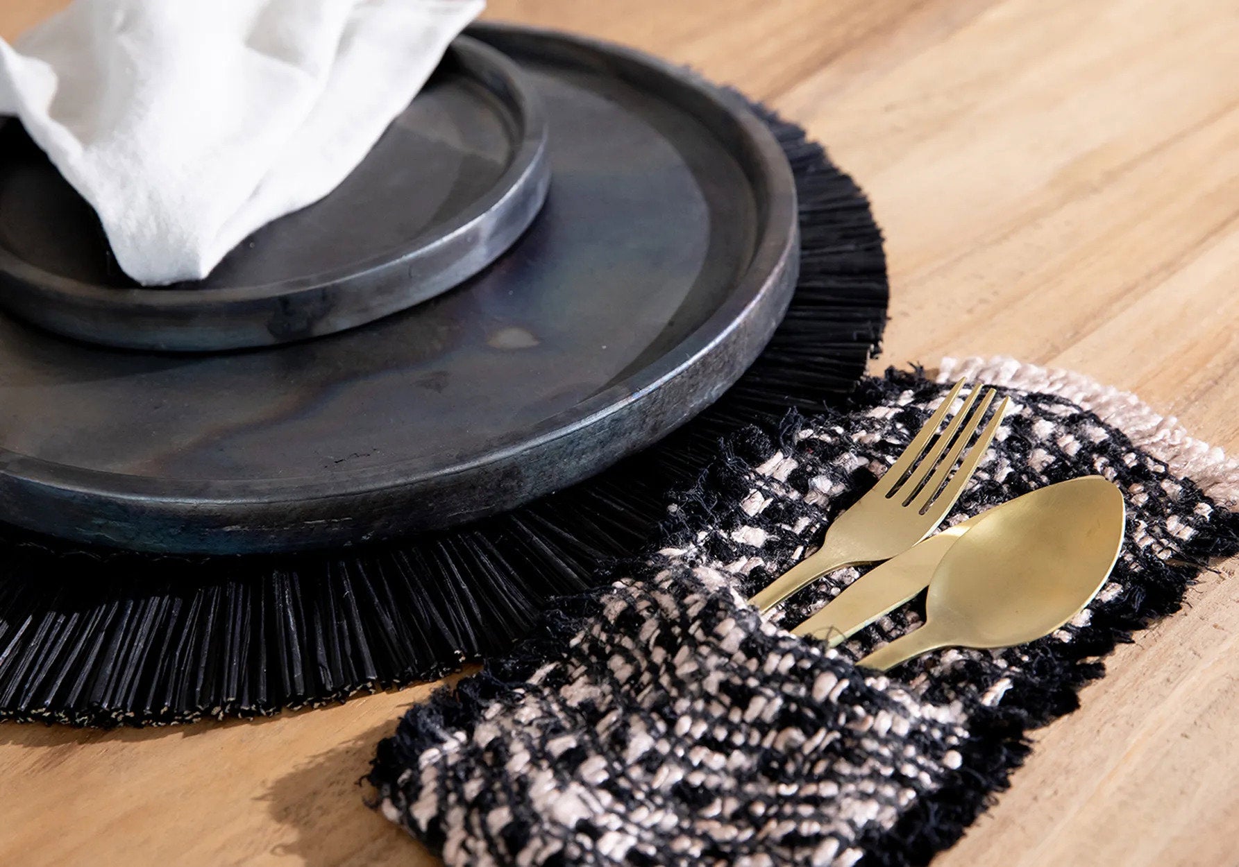 Le Porte-Couverts Oh My Gee - Noir Cuivre - Lot De 4 Bazar Bizar - Mathon - 6