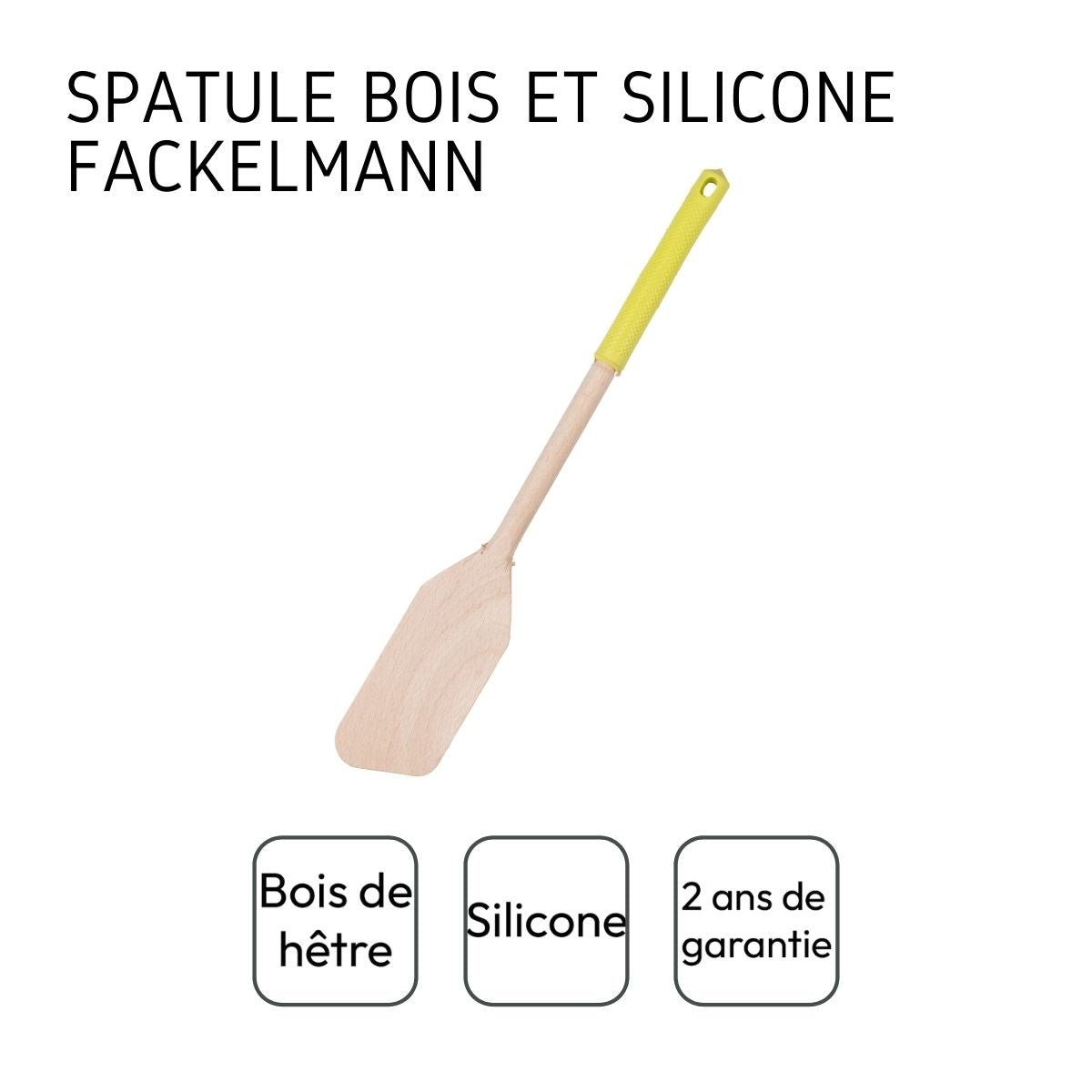 Ensemble de 2 Spatules de cuisine 34 cm  Wood Edition Fackelmann - Mathon - 3