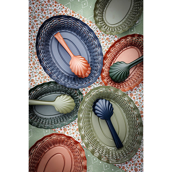 Pince à pain Vintage 21 cm vert sapin Roger Orfèvre - Mathon - 4