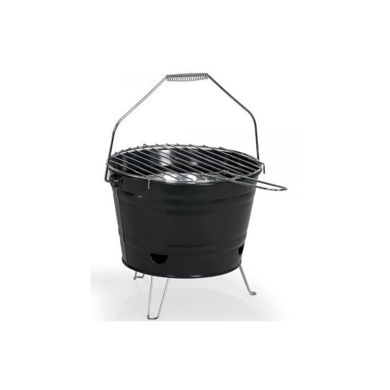 Barbecue A Charbon Portable - Livoo - Doc327n - Inox - Surface De Cuisson ø27 Cm - Hauteur 24 Cm Livoo - Mathon - 1